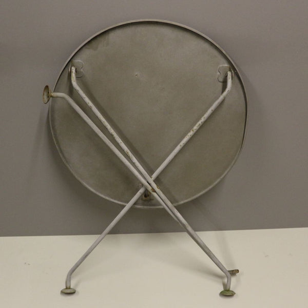 Vintage Round Metal Outside Table