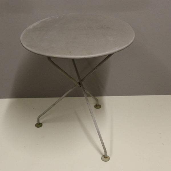Vintage Round Metal Outside Table