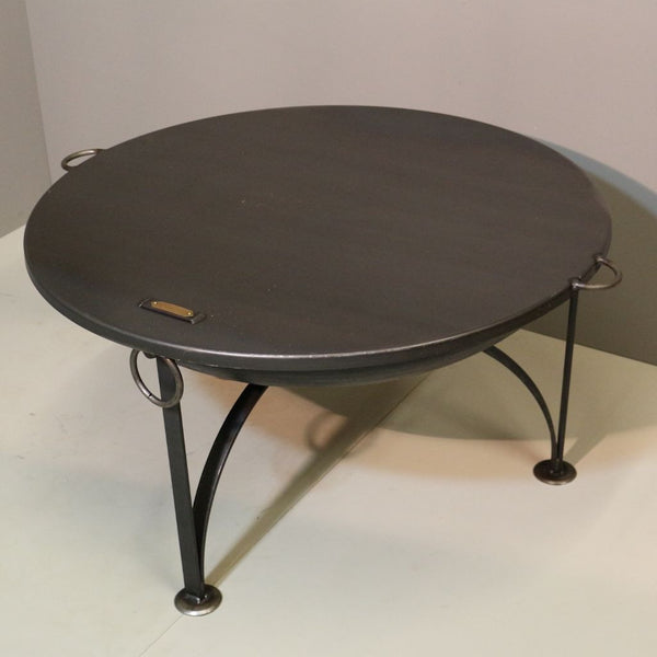 WilyFox 80cm Firepit with Swing BBQ Grill Rack