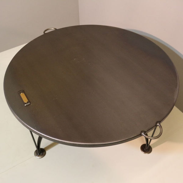 WilyFox 80cm Firepit with Swing BBQ Grill Rack