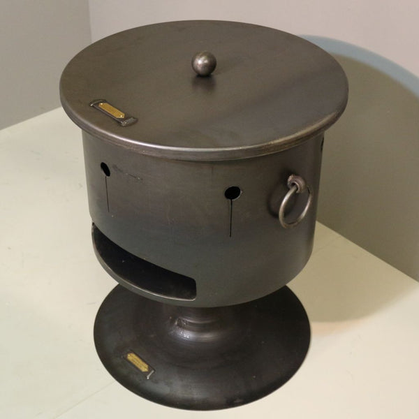 WilyFox 50cm Firepit & Pizza Oven with Swing BBQ Grill Rack